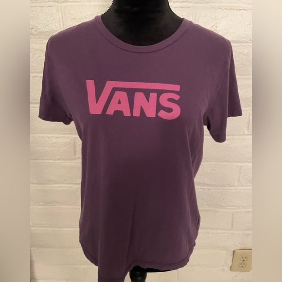 Vans Purple Short Sleeved T-shirt, Size L - Picture 1 of 4